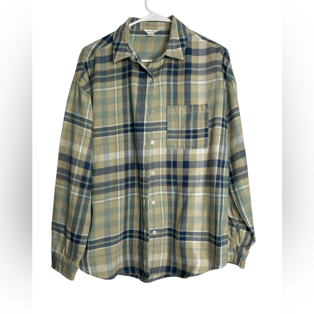 Aeropostale Plaid Long Sleeve Button-Up Cotton Shirt – Vintage Soft Wash